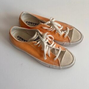Converse All Star Renew Low‎ Top Orange Platform Sneakers US 7 Womens